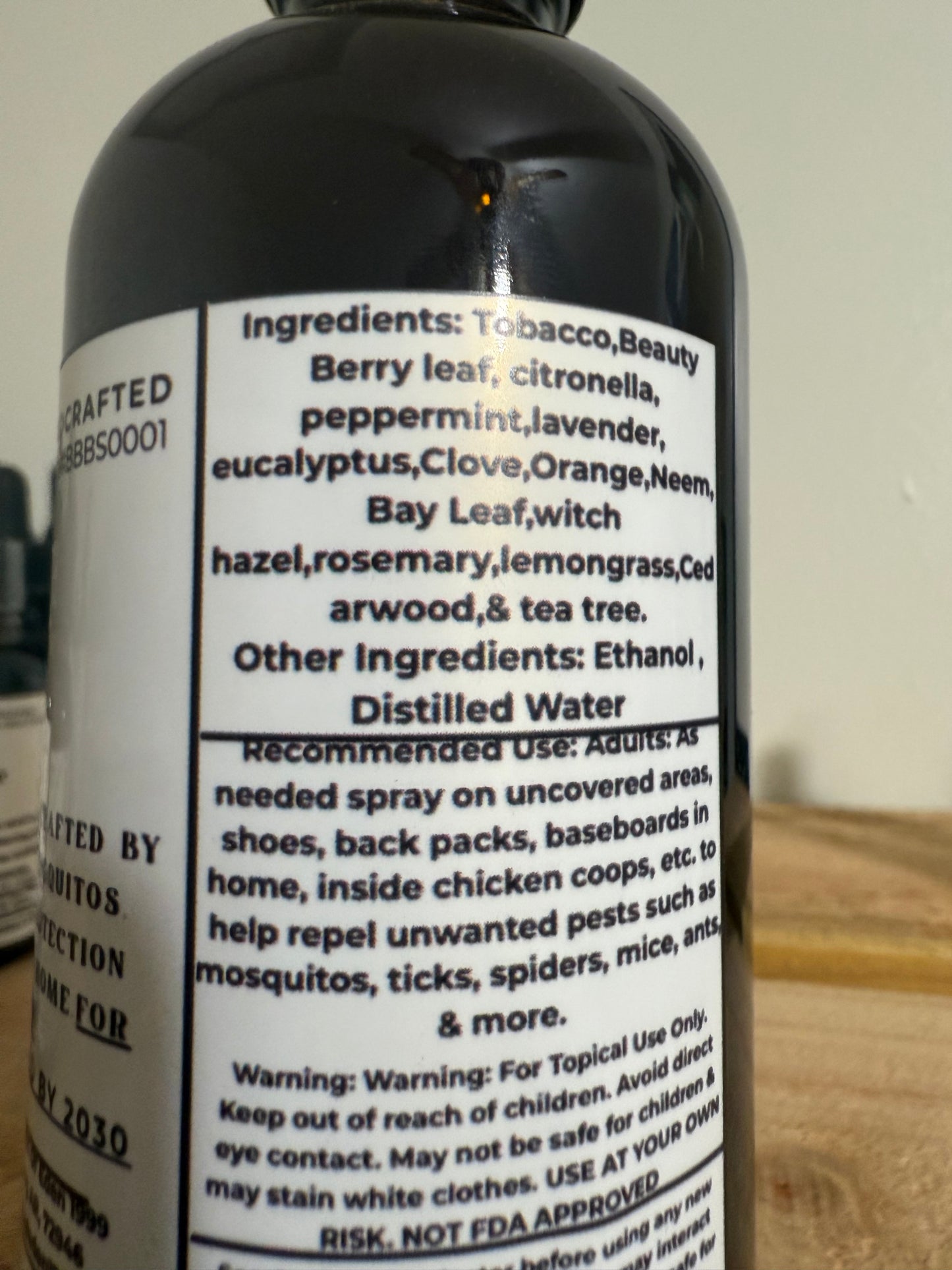 Native Beauty Berry & Tobacco Bug Spray