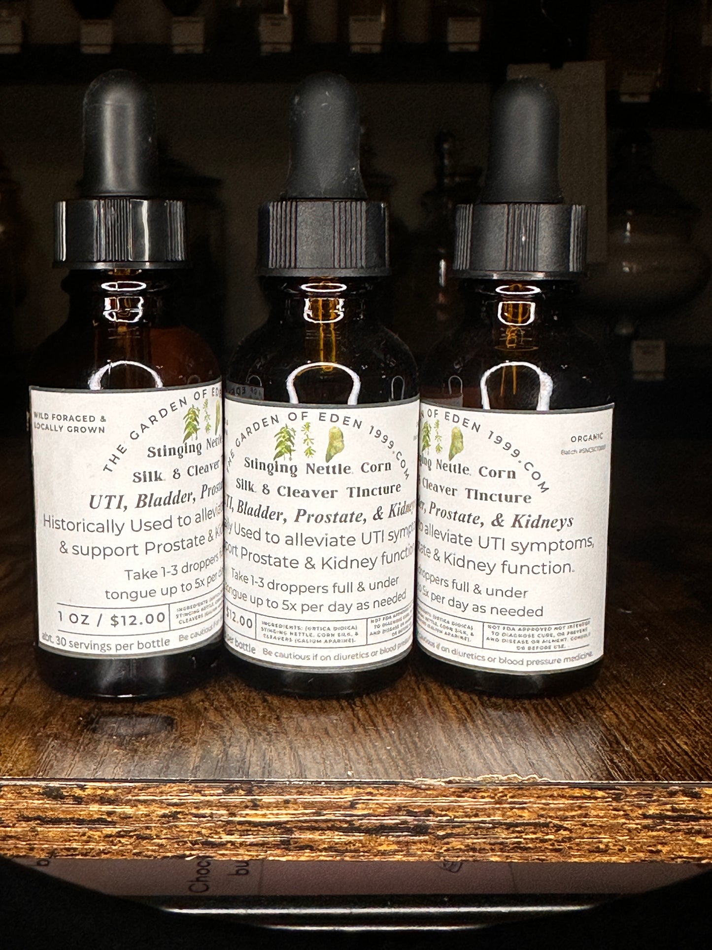 UTI, Bladder, Kidney, and Prostate support Tincture