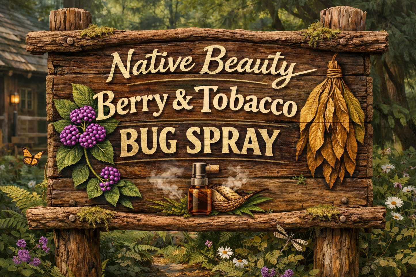 Native Beauty Berry & Tobacco Bug Spray